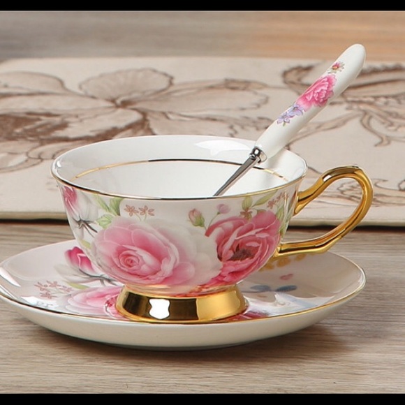 Other - NEW Royal Classic Bone China Porcelain Tea Cup Set